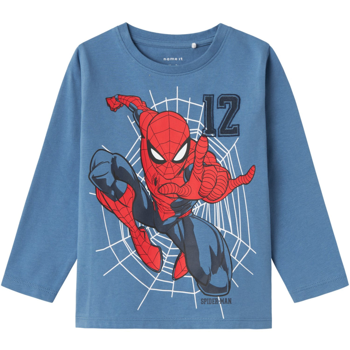 Name It Coronet Blue Jaris Spiderman Blouse