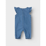 Name It Medium Blue Denim Lola Frill Denim Suit 3