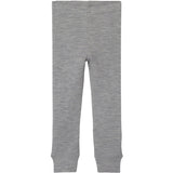 Lil'Atelier Grey Melange Fable Wool Legging