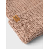 Lil'Atelier Rugby Tan Nanson Knit Hat