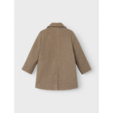 Lil'Atelier Travertine Melange Nalina Long Jacket