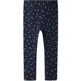 Name It Dark Sapphire Hearts Vivian Glitter Legging