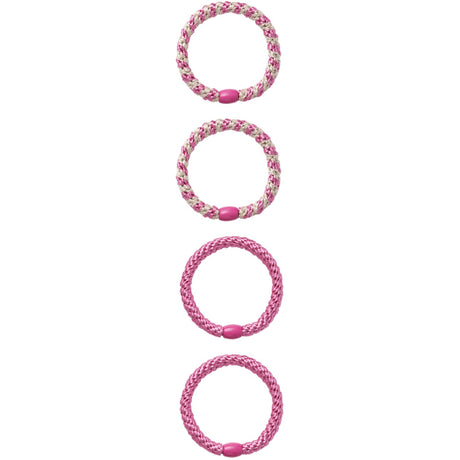 Name It Phlox Pink With Glitter Arise 4-Pack Hair Elastic