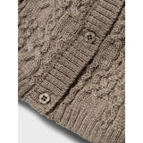 Name It Walnut Wrilla Wool Knit Cardigan