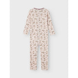 Name It Lilac Ash AOP Willit Wool Onesie