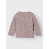 Name It Purple Dove Wrilla Wool Knit Cardigan