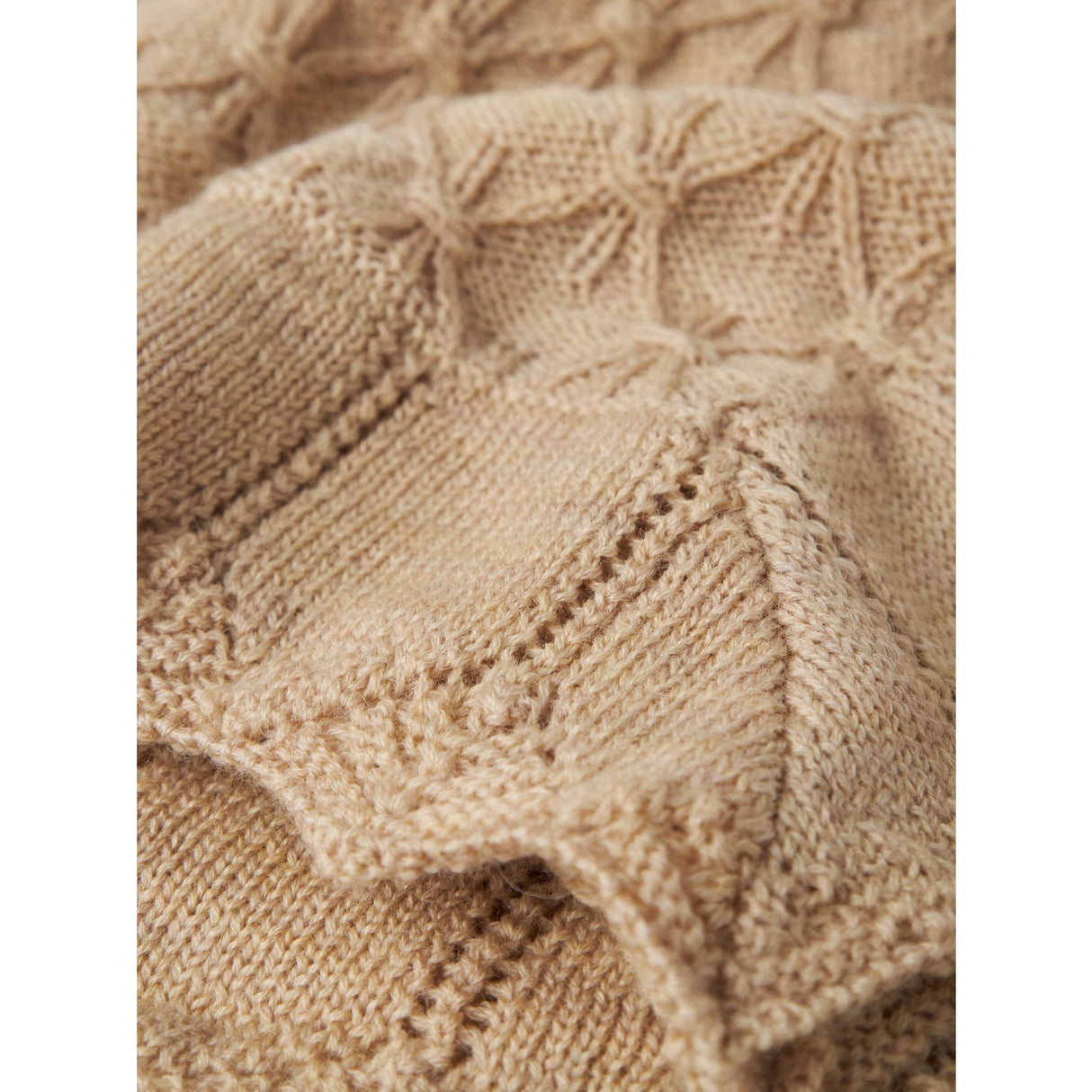 Name It Pure Cashmere Melange Wruni Wool Knit Blanket