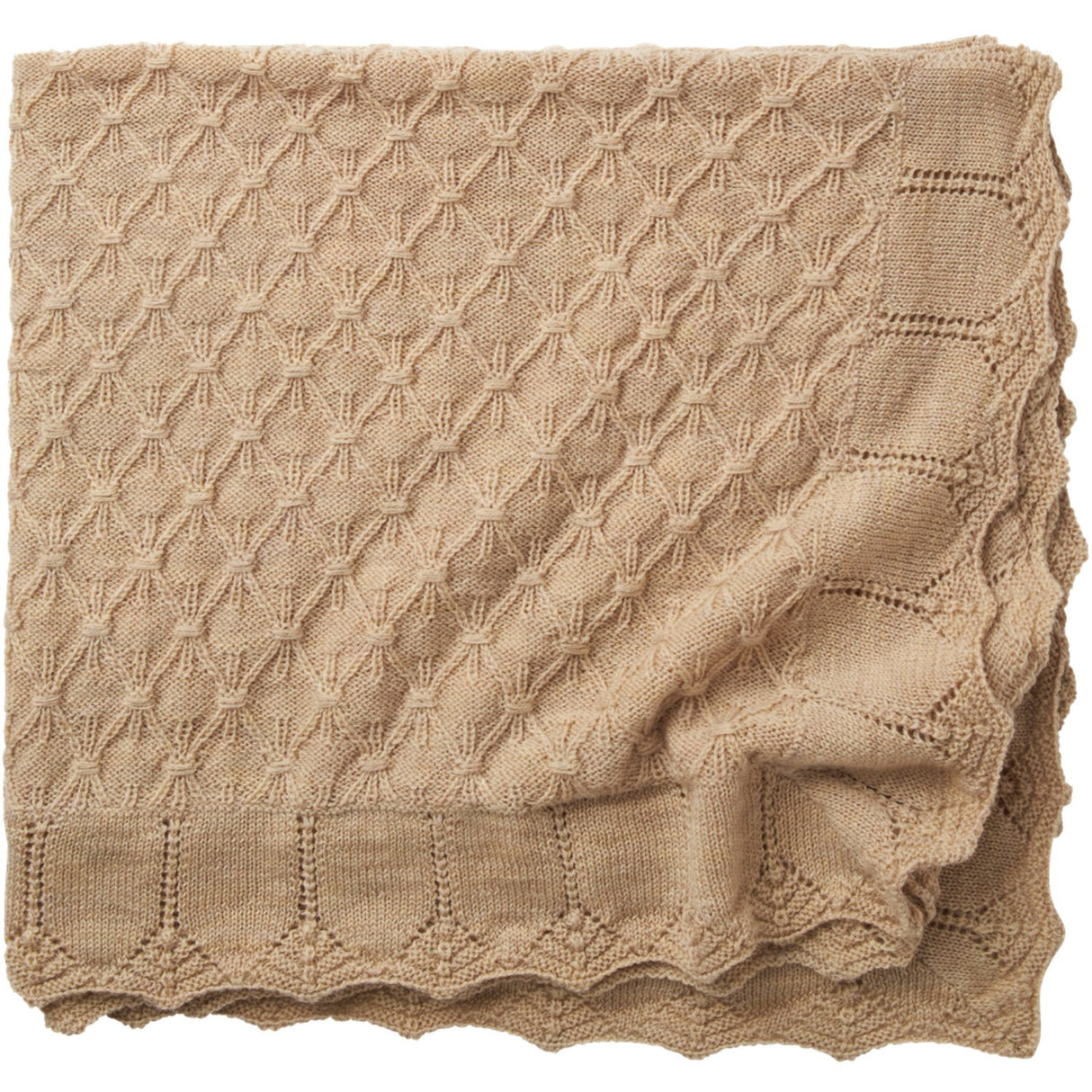 Name It Pure Cashmere Melange Wruni Wool Knit Blanket