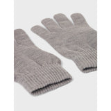 Name It Grey Melange Wholla Wool Blend Gloves