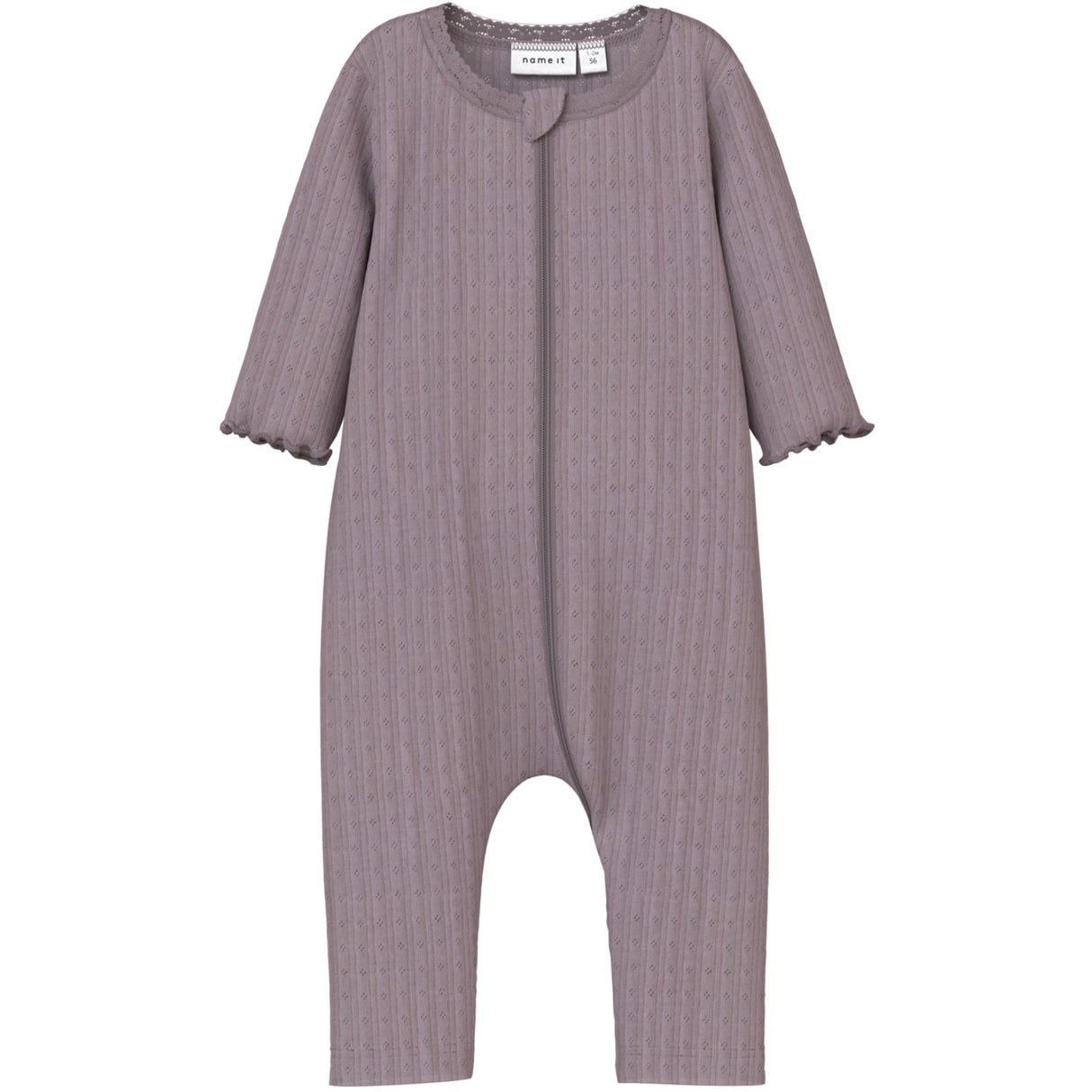 Name It Purple Dove Wossa Wool/Silk Rib Nightsuit