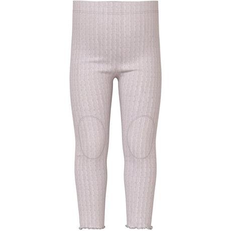 Name It Lilac Ash Wossa Wool/Silk Rib Legging