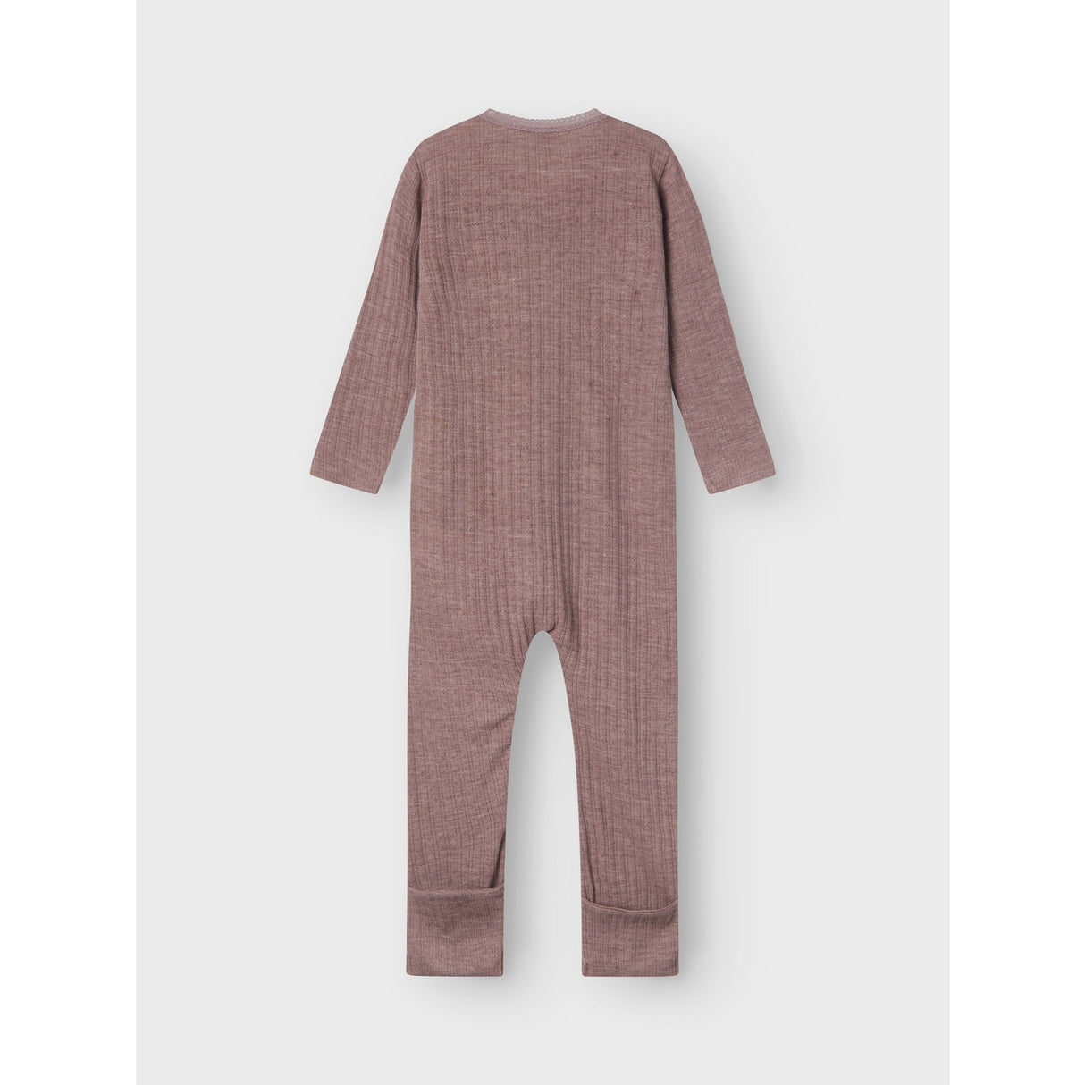 Name It Purple Dove Wossa Wool/Silk Rib Nightsuit