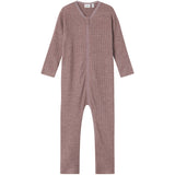 Name It Purple Dove Wossa Wool/Silk Rib Nightsuit