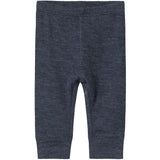 Name It Ombre Blue Wossa Wool/Silk Rib Long Johns