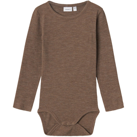 Name It Walnut Wossa Wool/Silk Rib Body