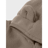 Name It Desert Taupe Meeko Fleece Jacket