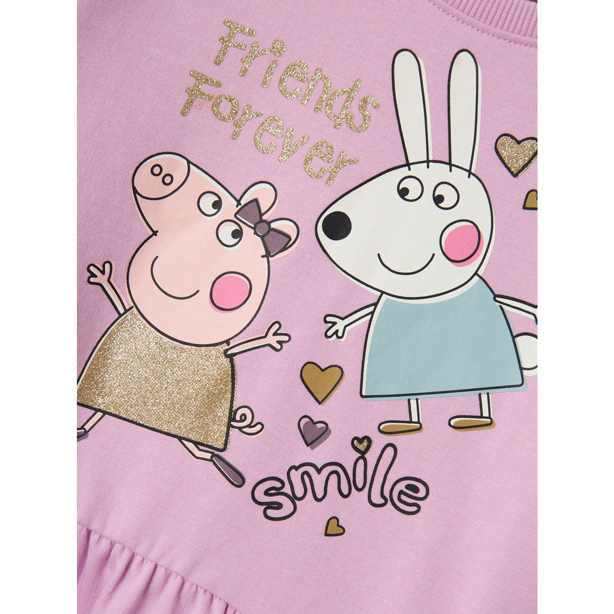 Name It Pastel Lavender Amira Peppa Pig Sweat Dress