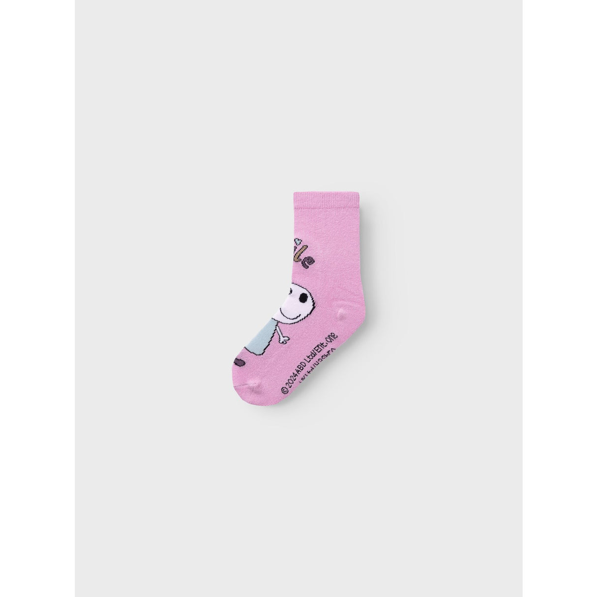 Name It Pastel Lavender 3P Arctic Dusk+Ether+Pastel Lavender Amina Peppa Pig 3-Pack Socks 4