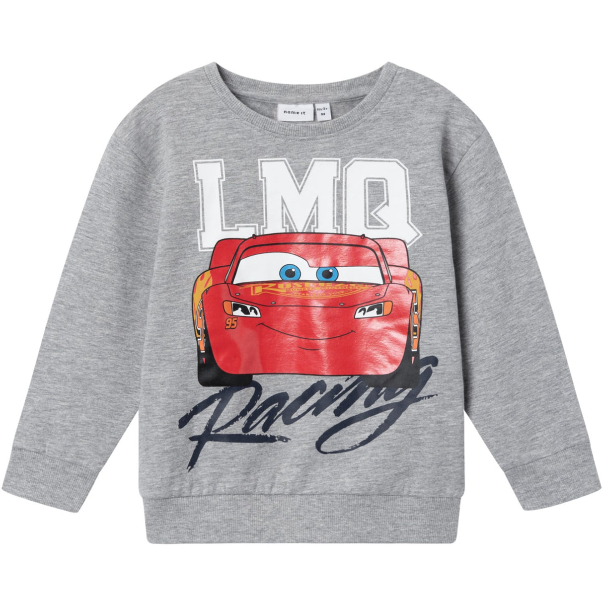 Name It Grey Melange Ans Cars Crewneck