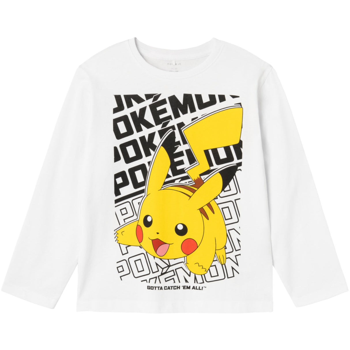 Name It Bright White Amas Pokemon Blouse Noos