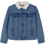 Name It Medium Blue Denim Jack Teddy Denim Jacket