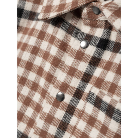 Name It Summer Sand Checks Nidennis Overshirt