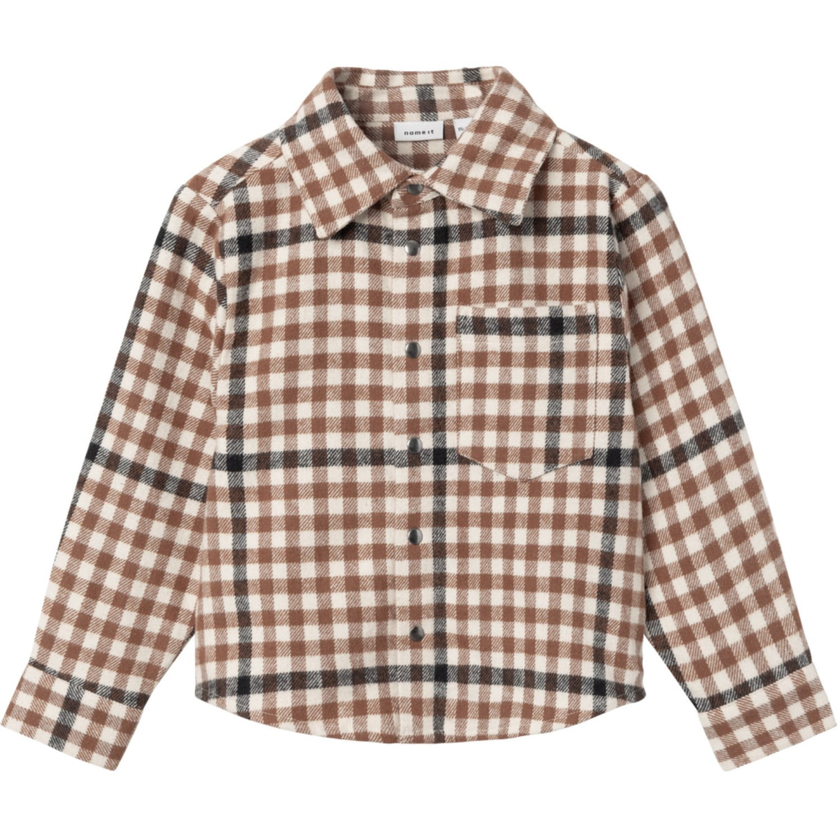 Name It Summer Sand Checks Nidennis Overshirt