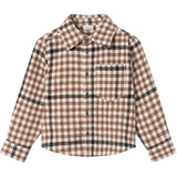 Name It Summer Sand Checks Nidennis Overshirt