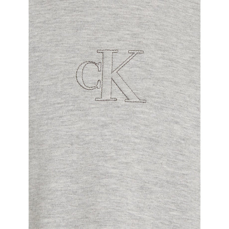 Calvin Klein Light Grey Heather Stitch MonAndram Tee Ss 2