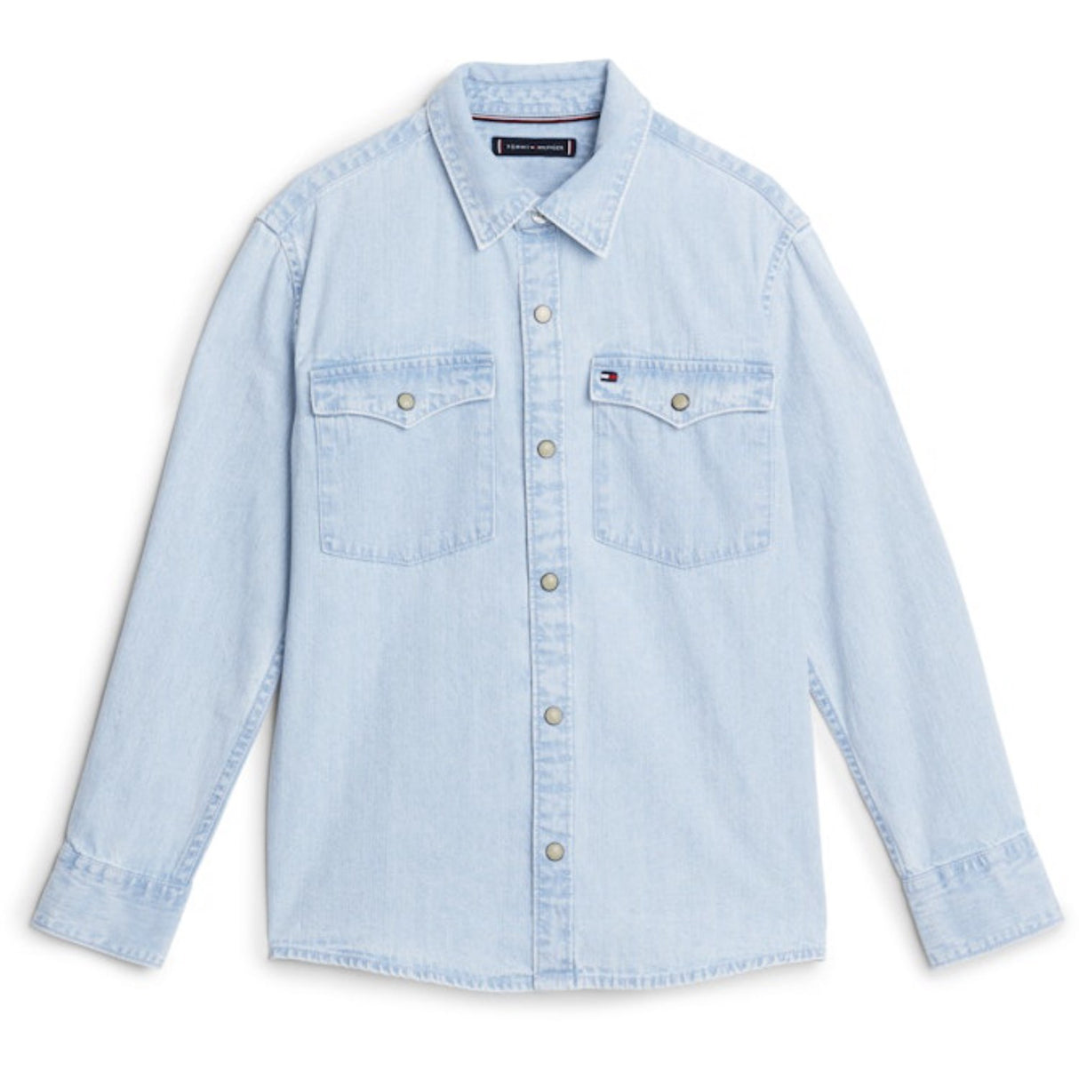 Tommy Hilfiger Denim Mid Wash Denim Shirt