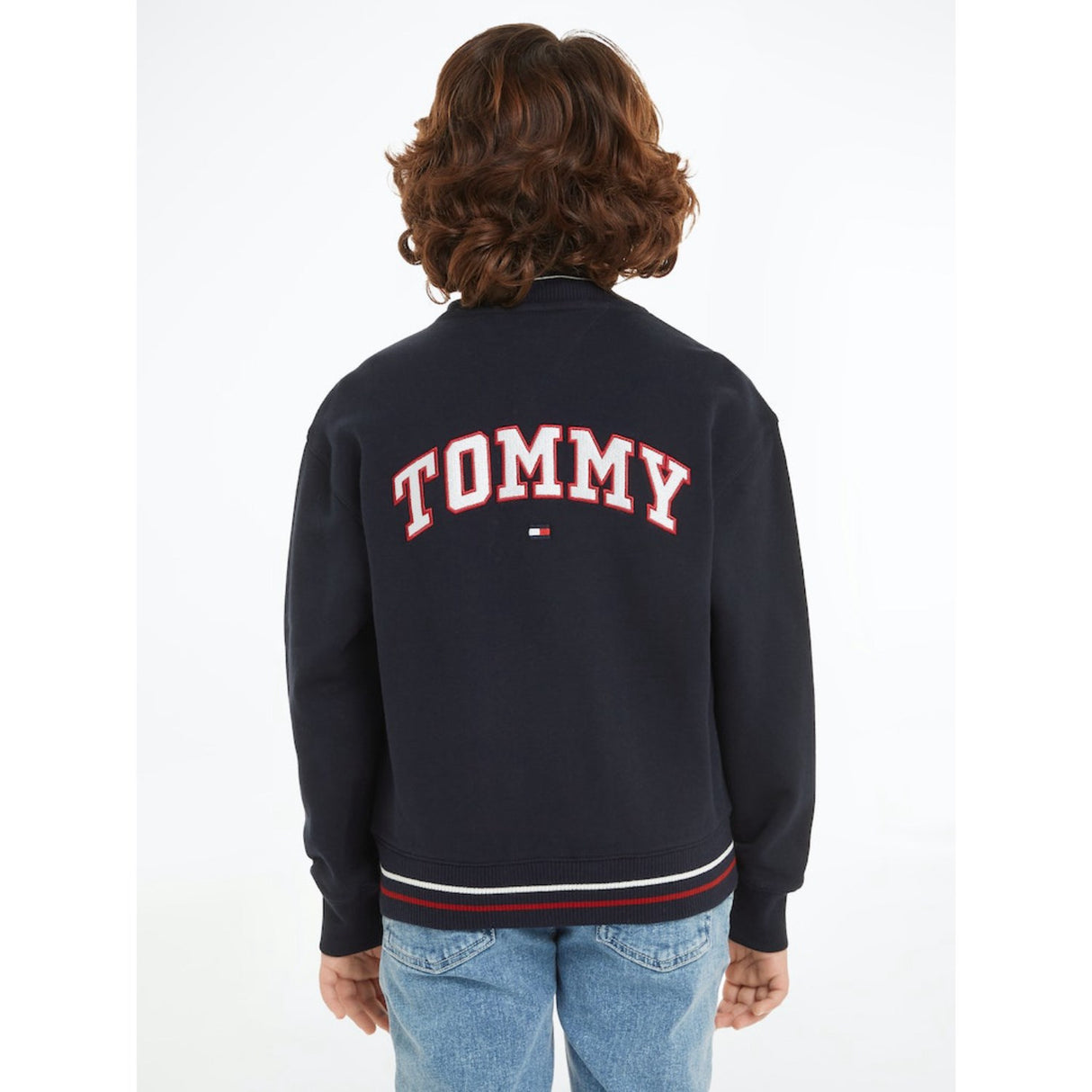 Tommy Hilfiger Desert Sky U Varsity Embroidery Bomber Jacket 2