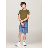 Tommy Hilfiger Utility Olive Essential Cotton Tee S/S