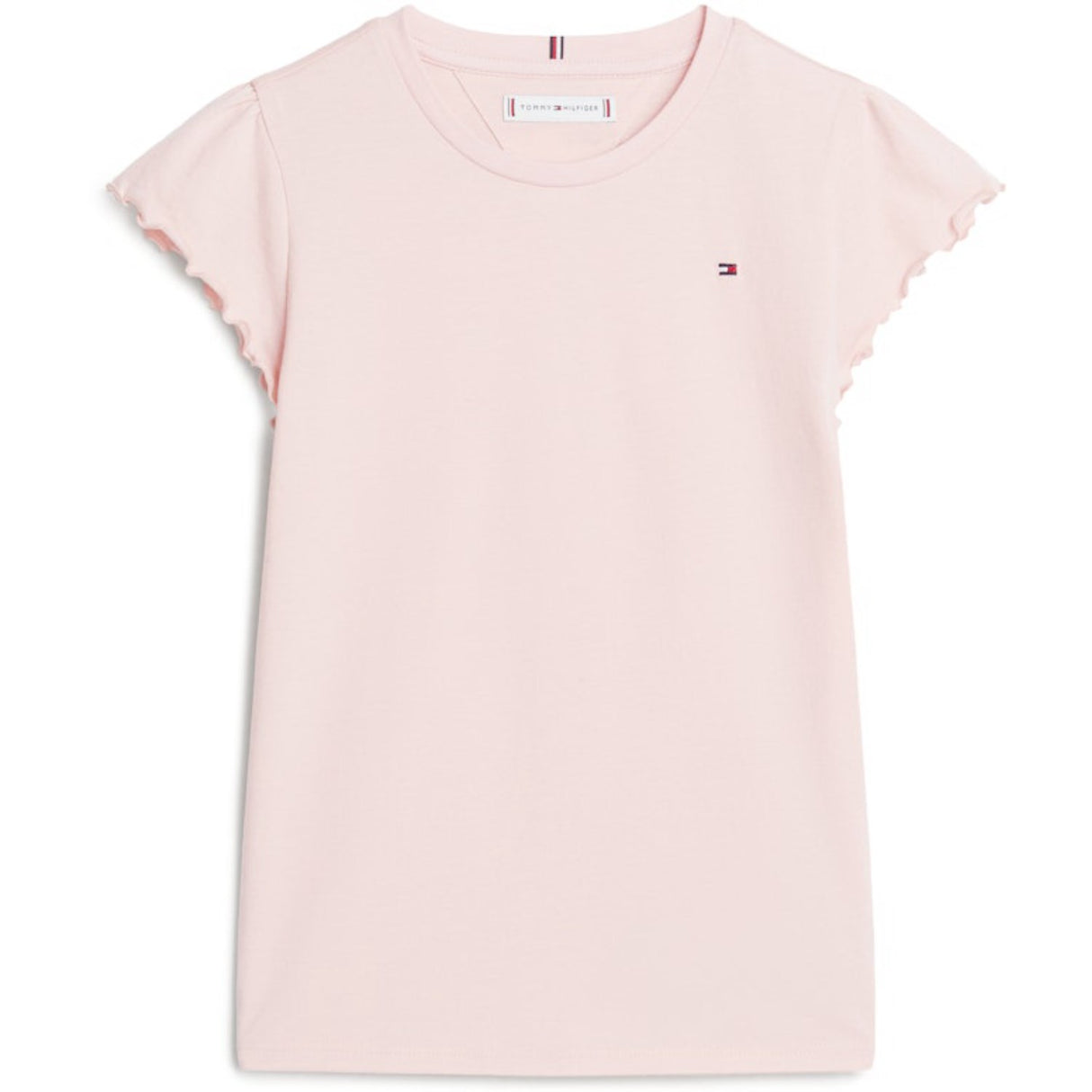 Tommy Hilfiger Soft Rose Essential Ruffle Sleeve Tee Ss 4