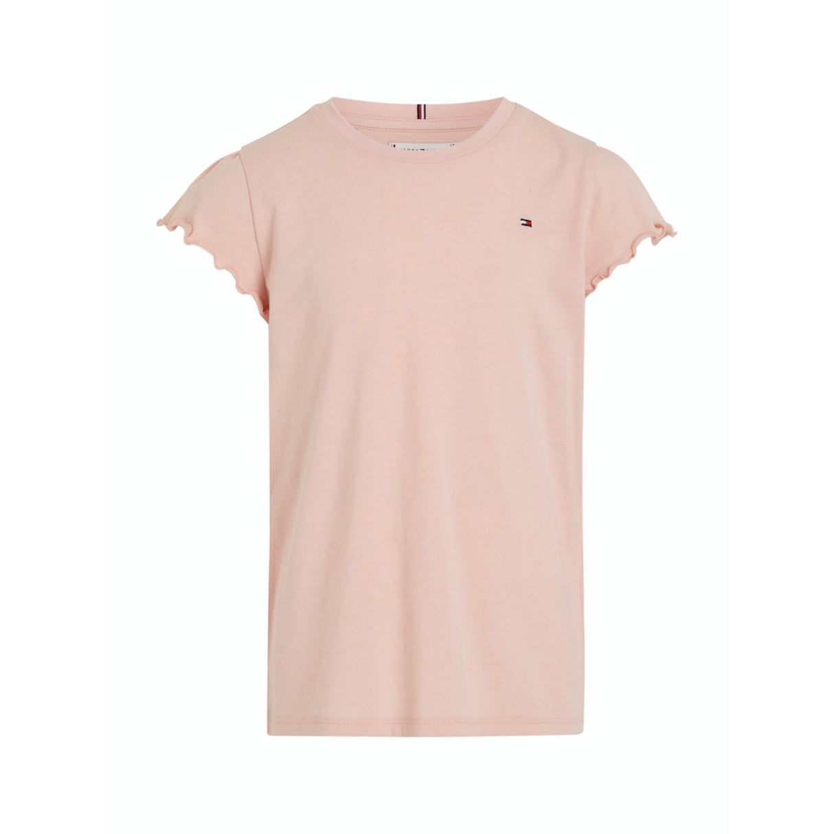 Tommy Hilfiger Soft Rose Essential Ruffle Sleeve Tee Ss 5