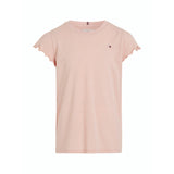 Tommy Hilfiger Soft Rose Essential Ruffle Sleeve Tee Ss 5