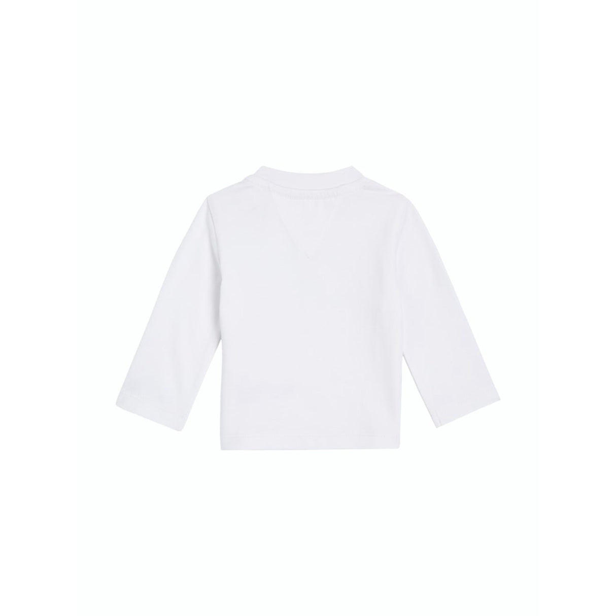 Tommy Hilfiger White Monotype Oval Regular Tee Ls 3