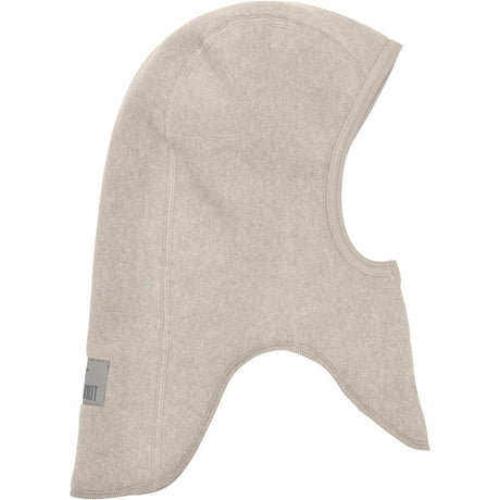 Huttelihut Camel Melange Balaclava Cotton Fleece