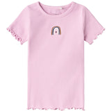 Name It Pastel Lavender Katte T-Shirt