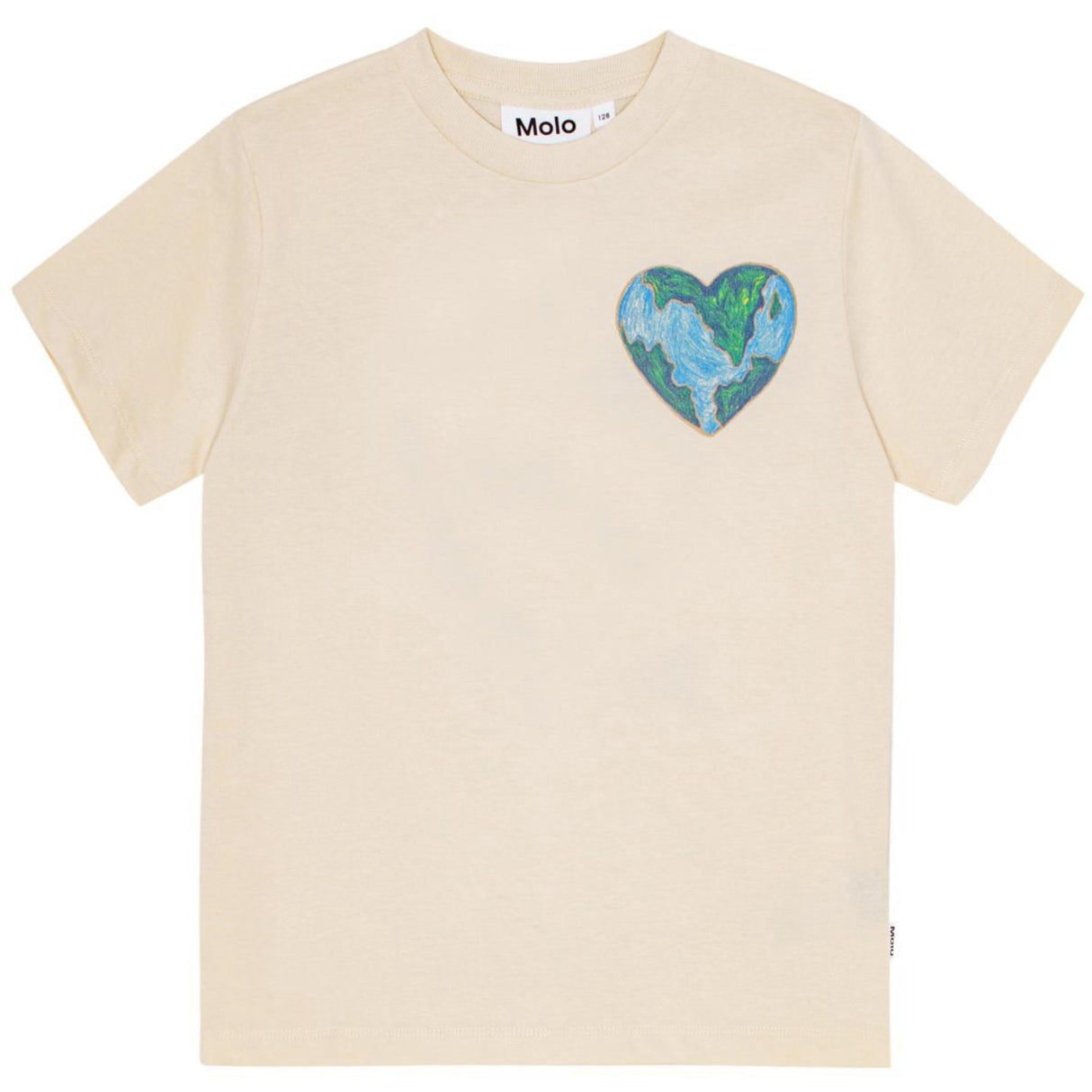 Molo World Play Heart  Roxo Tee Ss