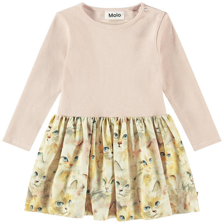 Molo Aquarelle Cats Carel Dress