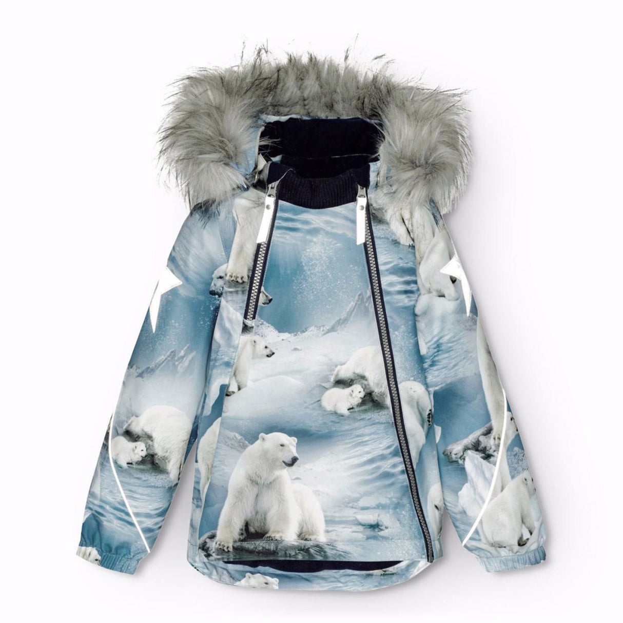 Molo Polar Bear Joy Hopla Fur Jacket 6