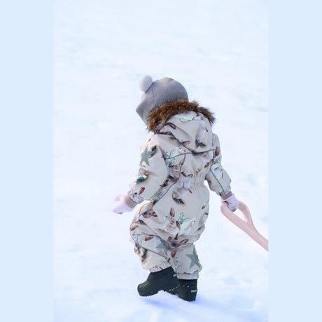 Molo Polar Bear Joy Pyxis Fur Snowsuit 2