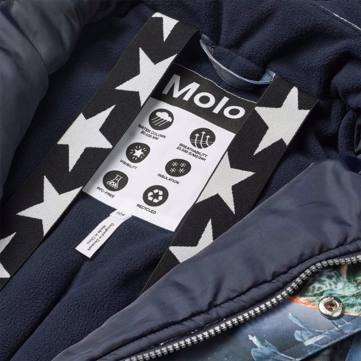 Molo Dino In Space Polaris Snowsuit 5