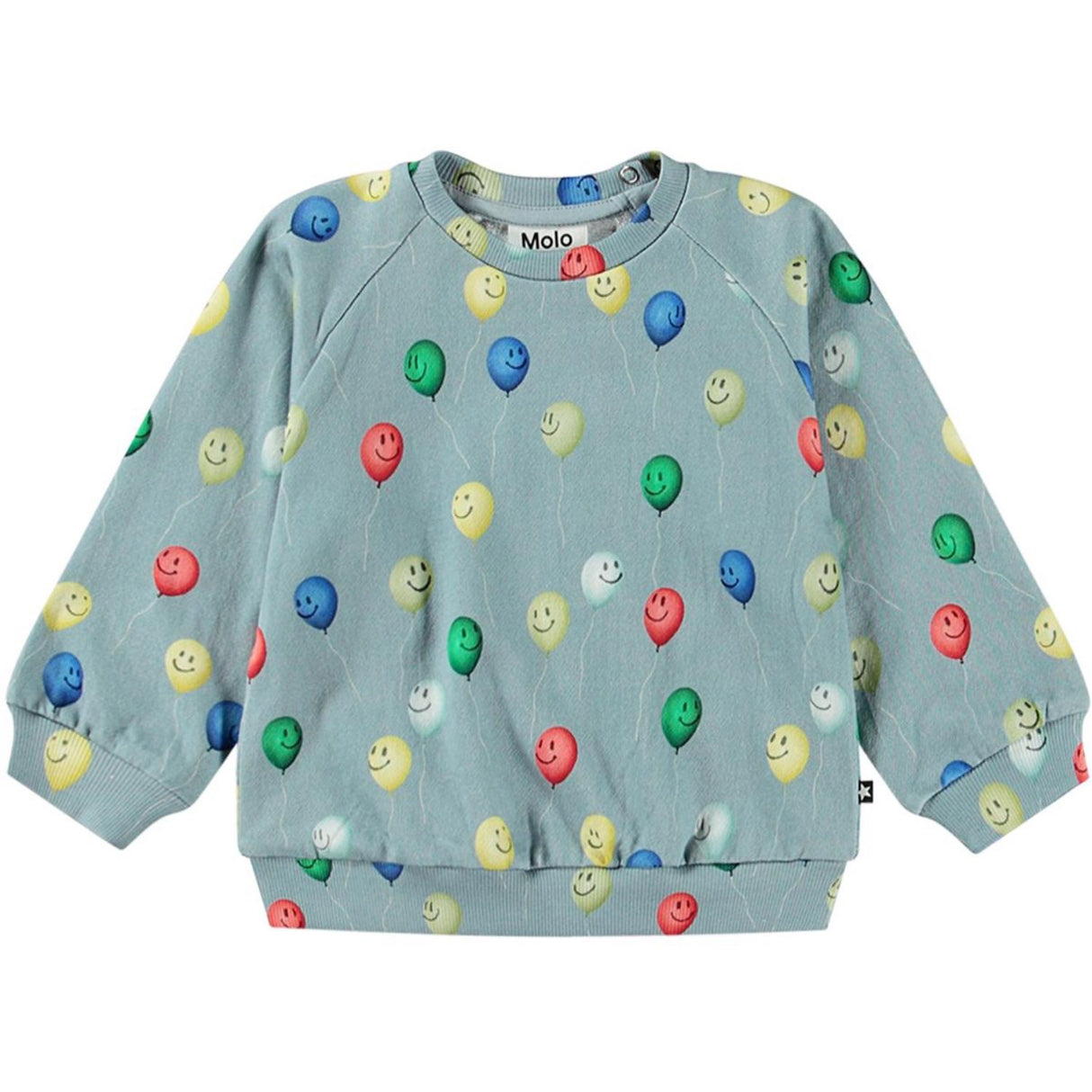 Molo Smiling Balloons  Disc Crewneck