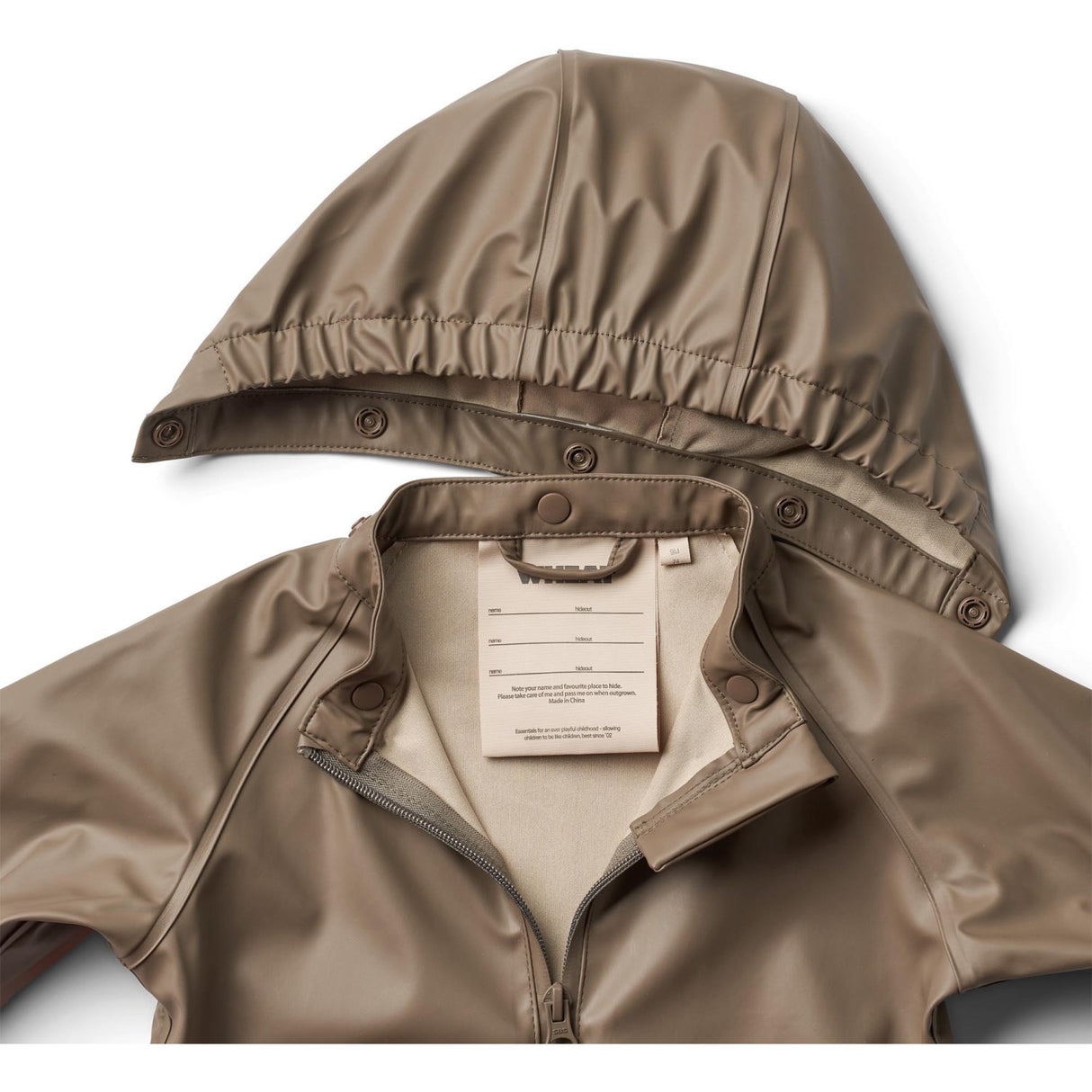 Wheat Dry Wood Rainwear Chardy Jacket