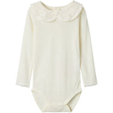 Name It Snow White Wang Wool Needle Bodysuit Ls With Collar