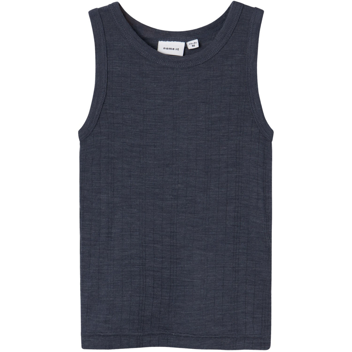 Name It Ombre Blue Wang Wool Needle Tank Top Noos