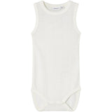 Name It Snow White Wang Wool Needle Tank Bodysuit Ls