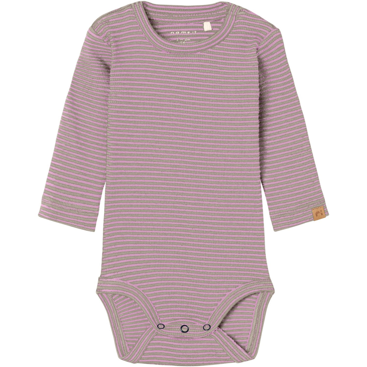 Name It Pastel Lavender Lakkin R Bodysuit Ls