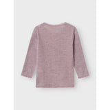 Name It Purple Dove Wang Wool Needle Blouse Solid Noos 5